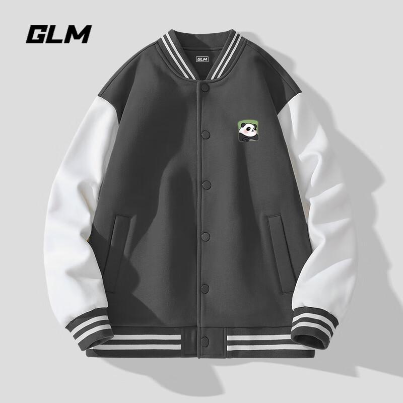

GLM Men s Graphic Baseball Jacket M