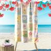 Floral Patchwork Pastel Design Beach Towel Quick-drying for Travel Outdoor Sports Jogging Beach and Swimming