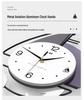 Modern Minimalist Wall Clock for Living Room, Restaurant, or Home Decor