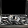 For Ford Escape Kuga 2013 2014 2015 2016 Carbon Fiber Accessories Car Interior CD Radio Control Panel Trim Sticker Decoration