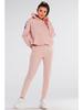 Cotton Sweatpants with Pockets, Powder Pink L/XL