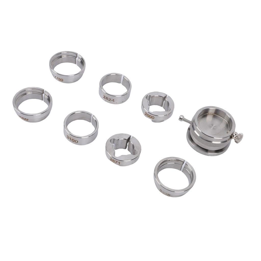8pcs Watch Movement Fixing Kit Stainless Steel Watch Movement Base for Watchmaker Watch Repair Tool