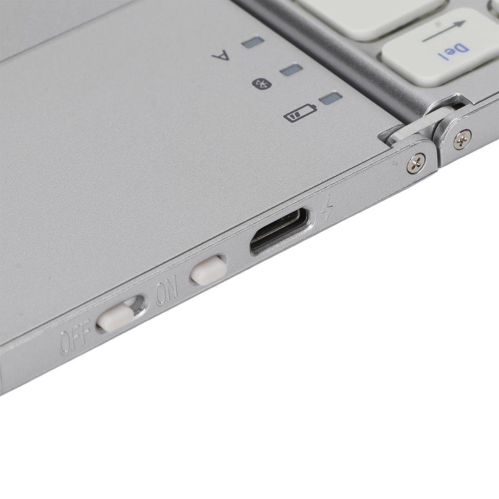 3 Folding Keyboard with Touchpad 63 Keys 10m Connection USB Charging Wireless Keyboard for Smartphone Tablet Laptop Travel