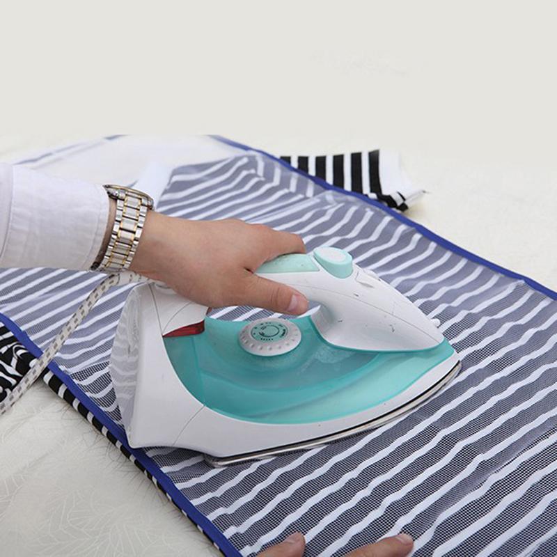 Cloth Protective Press Mesh Insulation Ironing Board Mat Cover Random Colors