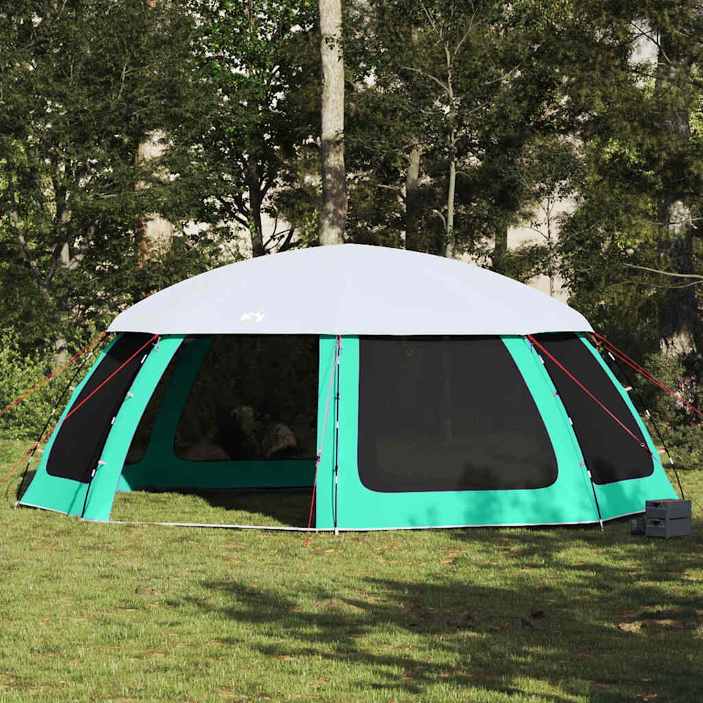 Pool Tent with Removable Canopy and Mesh Walls Sea Green 690 x 690 cm