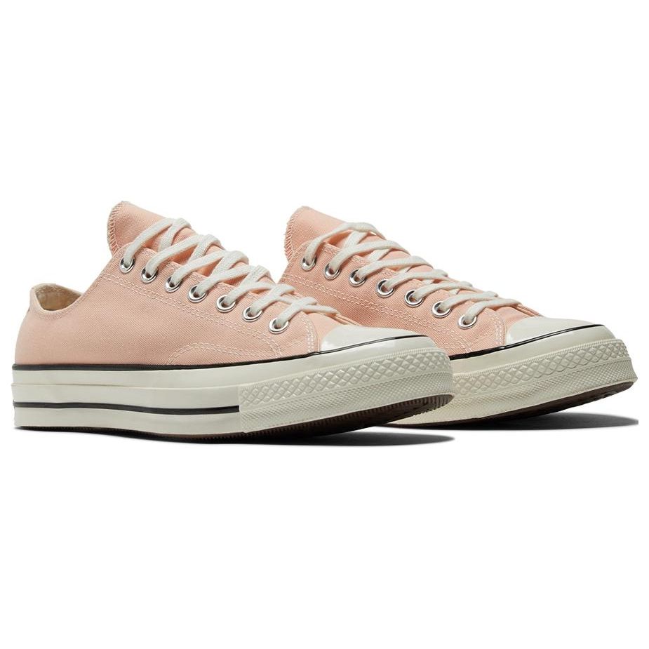 Converse Chuck 70 Vintage Canvas Low Cheeky Coral Unisex Sneakers Pink Egret Black A03448C