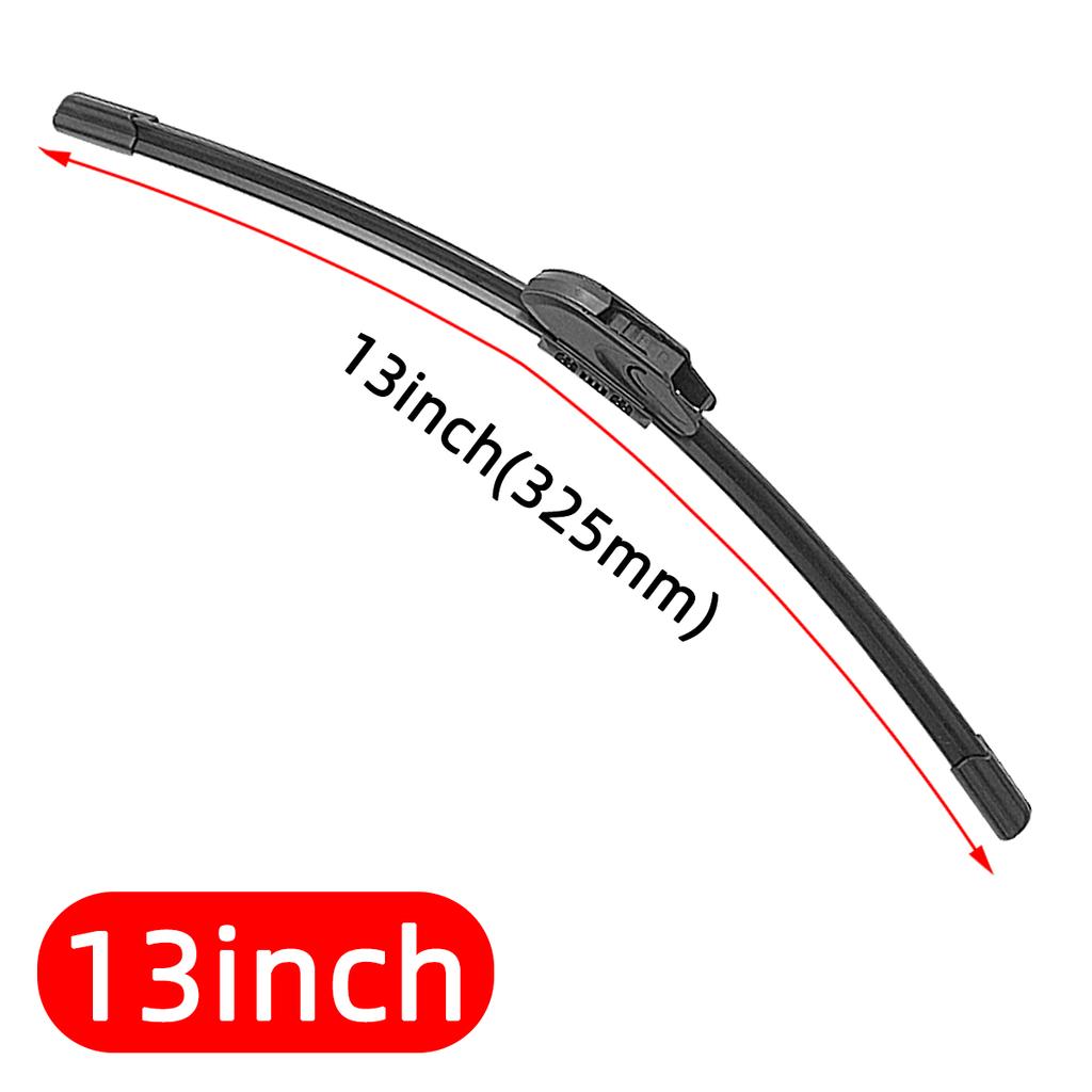 J/U Hook Universal Generic Front Wiper Blade Rubber 13" to 28" Car Windshield Windscreen Auto Accessories