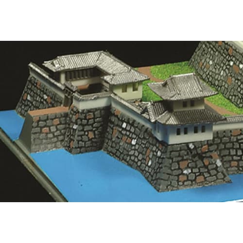 Doyusha 1/700 Japanese Castle JOYJOY Collection Edo Castle Plastic Model JJ-4 Molded in Color
