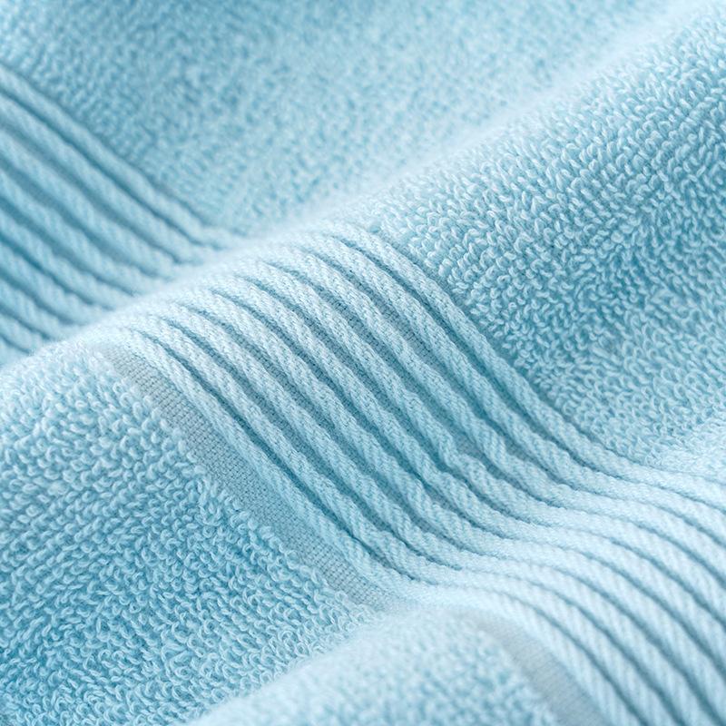 Gaoyang Towel Full Cotton Adult Pure Cotton Plush Water Moisture-wicking Cotton 2-pack Plain Face Towel Durable