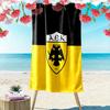 AEK F.C. Druck Strandtuch, Großes Weiches Schnelltrocknendes Handtuch für Strand Camping Schwimmen