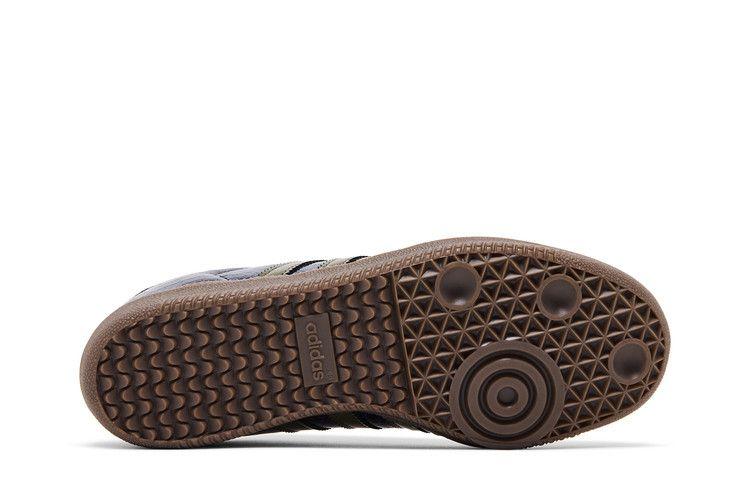 adidas Buty Samba z Wężowej Skóry Granatowo-Oliwkowe (Kobiety)