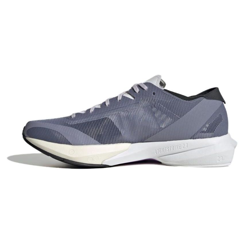 Adidas Adizero Adios 8 Comfortable Elite PU Fabric Shock Absorption Slip Resistant Wear Resistant Low Top Carbon Plate Running Shoes ID6904