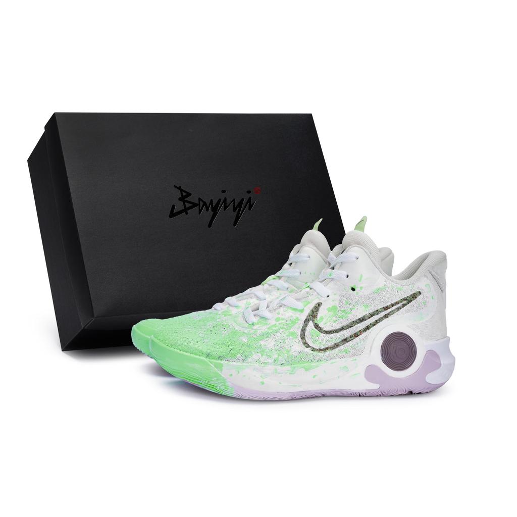 Nike KD Trey 5 IX Vintage Basketball Shoes Unisex Mid top Green DJ6922-100(Team80-S-BOX)