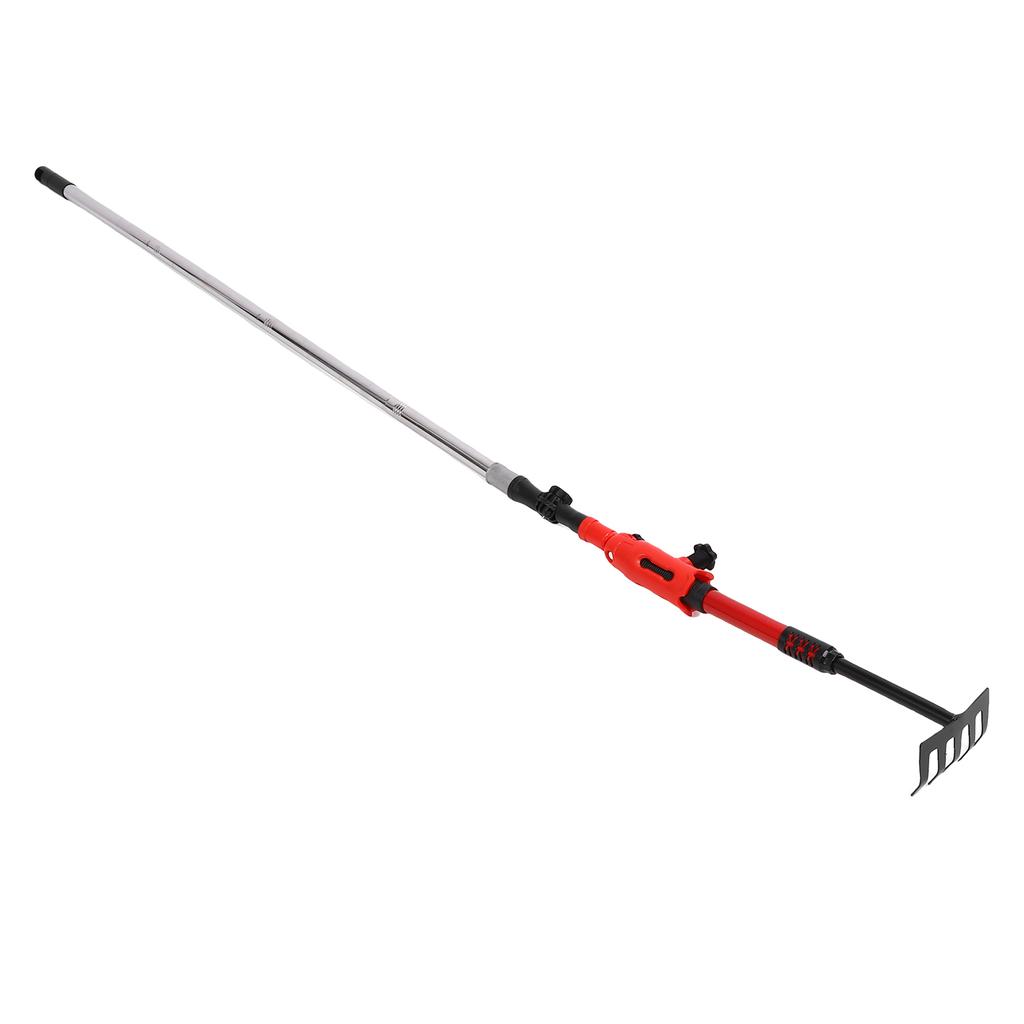 Mehrwinkel-Dachrinnenreinigungswerkzeuge Dachrinnenreiniger Rechen und Schaufel mit Verlängerungsstangen Hocheffizientes Laubentfernungswerkzeug