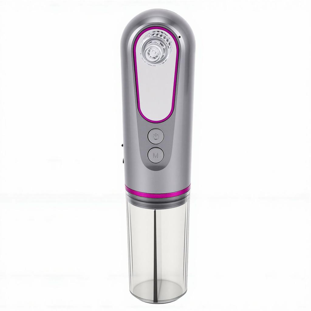 Vacuum Blackhead Remover Facial Cleansing Adjustable Suction Moisturizing Electric Blackhead Extractor Grey