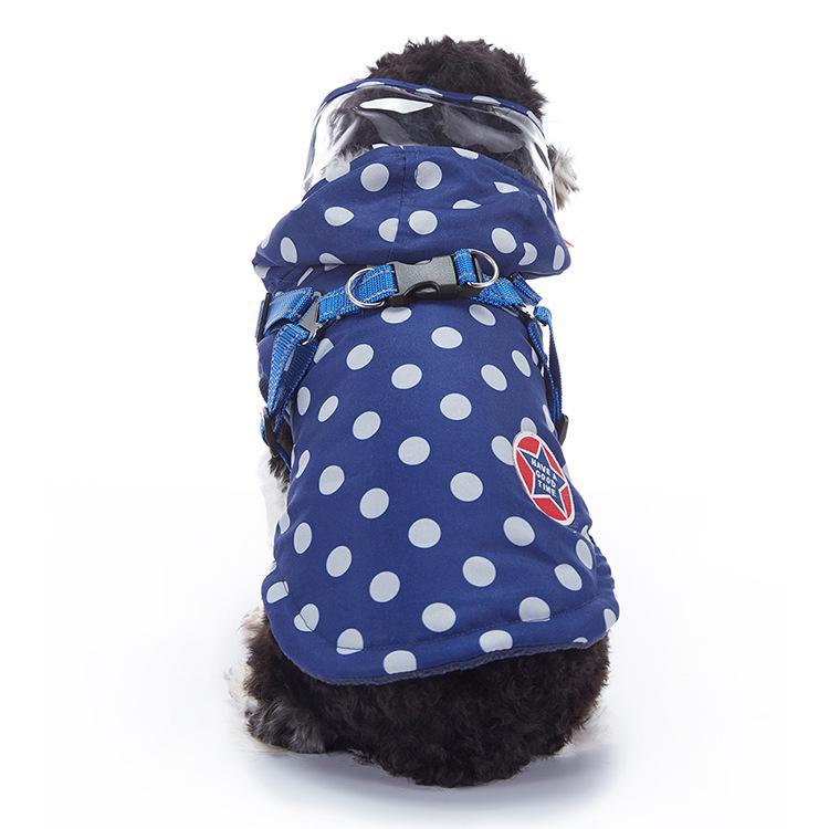 Reflektierender, wasserdichter Wintermantel für Hunde – warme Haustierjacke aus Baumwolllammfell