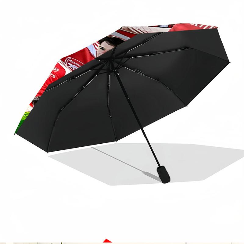football team.C Print Automatic Open Close Umbrella, Portable Foldable Umbrella, for Outdoor Commute Camping Trip, Ideal Birthday Gift