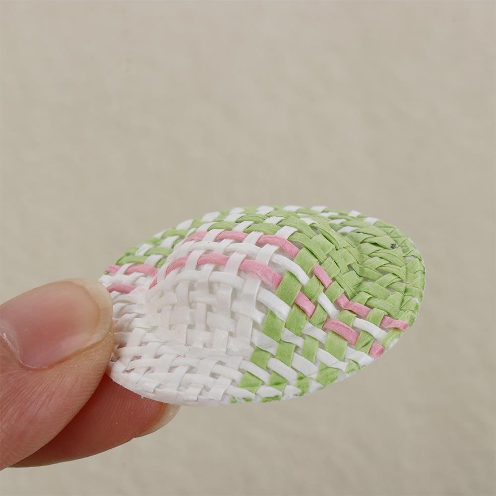 10PCS Hand Weaved Mixed Styles Small Cap Mini Doll House Ornament  Doll House Parts