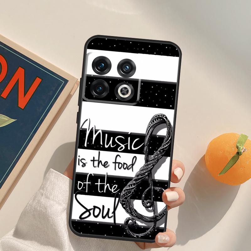 Music Note Musical Treble Clef Case For OnePlus 13T 10T 10R 12R 13R 15 13 12 11 10 9 Pro Nord CE 5 2 3 4 Lite N20 N30 Cover