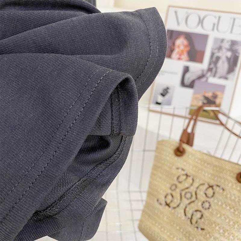 T-shirt for Women Large Size Cotton Summer T-shirt Soft Loose Printed Casual Comfortable Pullover T-shirt Top