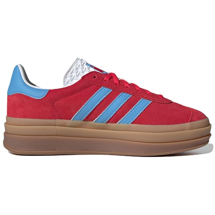 adidas Gazelle Bold Active Pink Blue Burst naiste tossud pool-sinine-burst pilv-valge IE0421