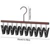 Wooden Wooden Storage Rack 10 Clips Socks Hanging Rack No Trace Drying Rack  Wardrobe Storage