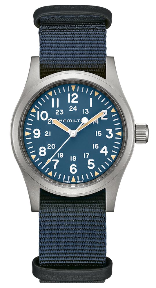 

Hamilton Mechanical H69439940 Men s Watch, 38mm, Blue, [Used] синій