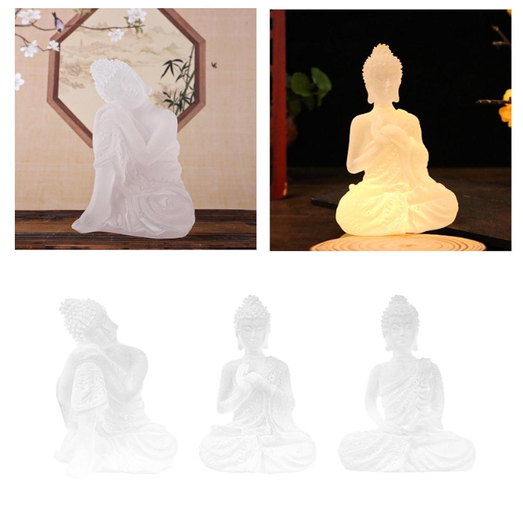 Sedící buddhistická figurka Feng Shui dekorace Meditace Sběratelská socha Socha sedícího Buddhy pro skříň Domácí párty