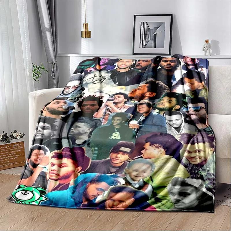 New Singer Star TThe Weeknd Soft Plush BlanketFlannel Blanket Throw Blanket for Living Room Bedroom Bed Sofa Picnic Cover Kids