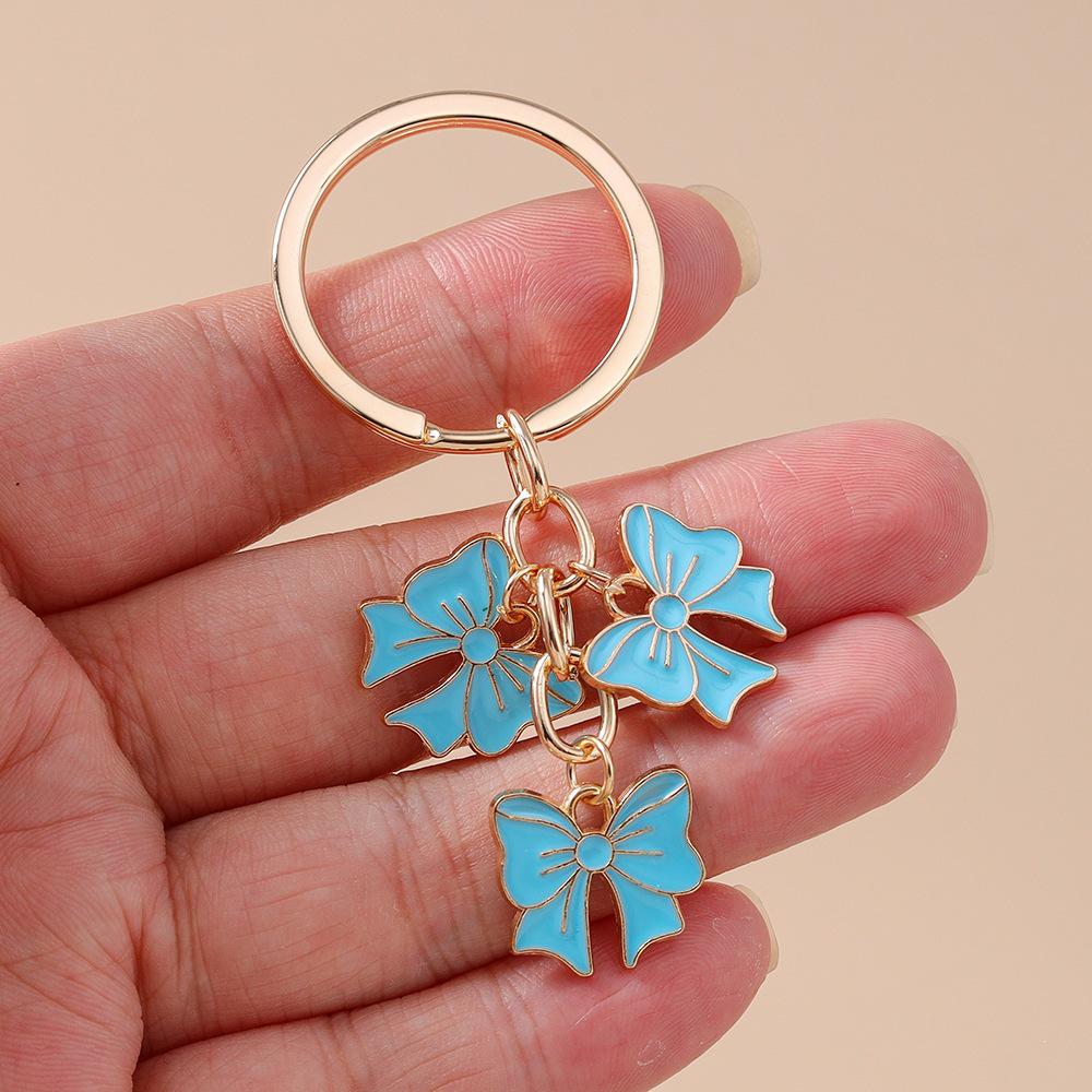 Trendy European and American Bow Knot Keychain Pendant