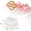 Torta Happy Birthday Cake Toppers Materiale Plastico Scatola Dispenser Torta Soldi