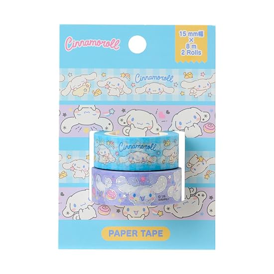 SANRIO Paper Tape 2-Piece Set Cinnamoroll 586102 B0GJFFB89F