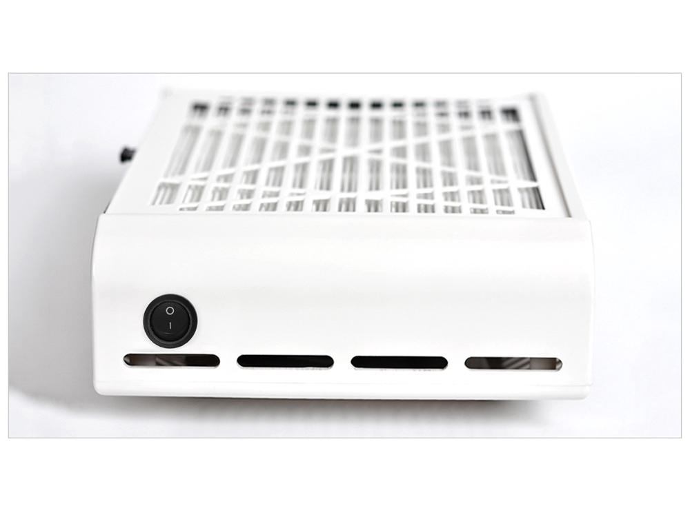Nail Dust Collector: 80W High-Power Suction, Filter Screen & Speed Control for No Dust Escape