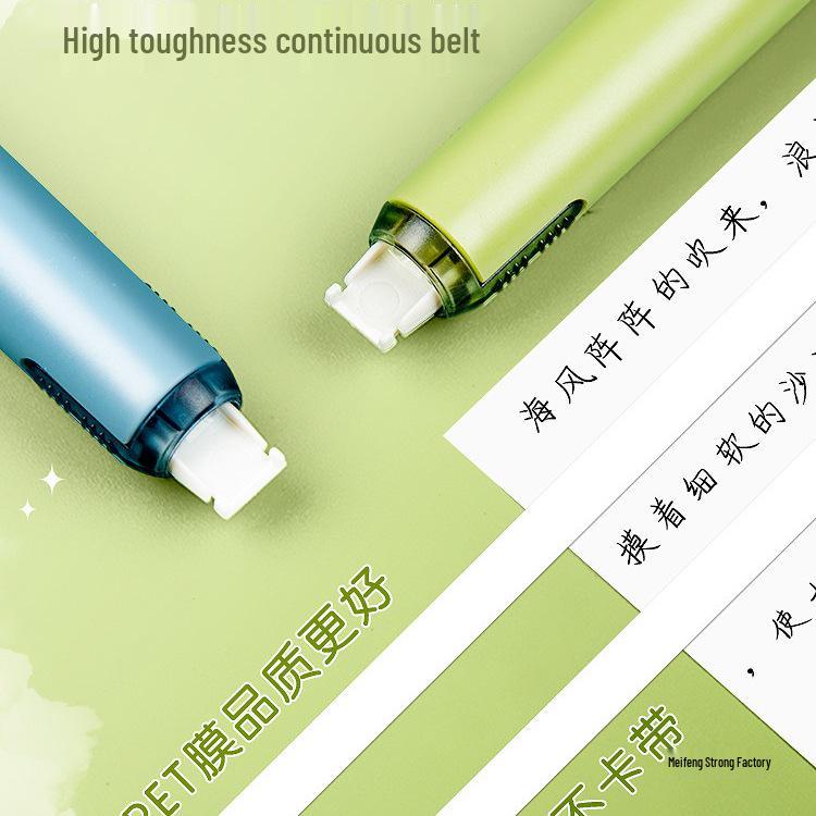 Portable Refillable Correction Tape Pen – Pen-Style, Large Capacity, Ideal for Students