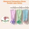 1 Paar Haushaltshandschuhe Langärmelig Latex Wasserdicht Reinigungshandschuhe Reißfest Spülhandschuhe Wäschehandschuhe