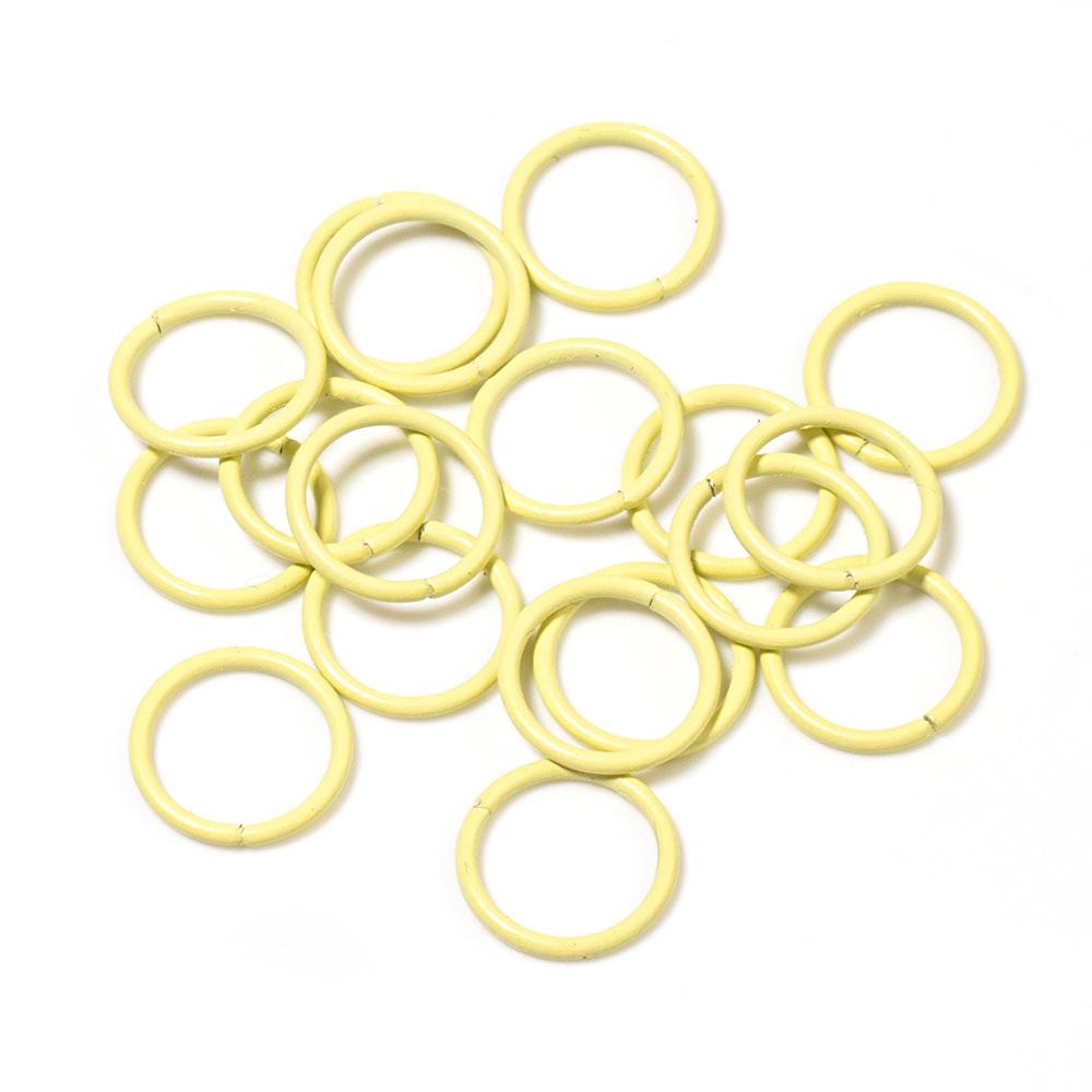 Colorful Open Jump Rings for DIY Jewelry Making - Round Single Loop Iron Rings for Beading Bracelets