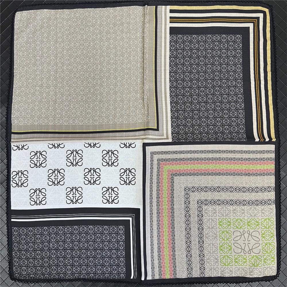 POBING Curled Cotton Silk Scarf Women Double Side Printed Square Scarves Wraps Echarpes Foulards Femme Hijabs 66CM