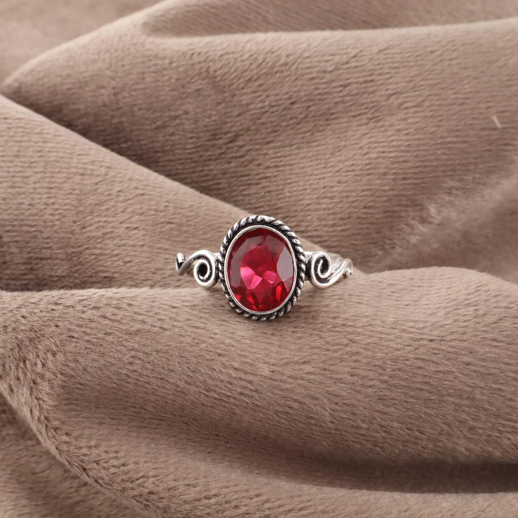 Pink Rubellite Gemstone Jewelry, 925 Solid Sterling Silver Ring, Beautiful Silver Ring, Handmade Healing Ring For Women