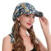 Atmungsaktive Sommer-Kopftuch-Hut Blumenmuster Turbanhut Mit Riemen Baseballkappe Tägliche Outfits