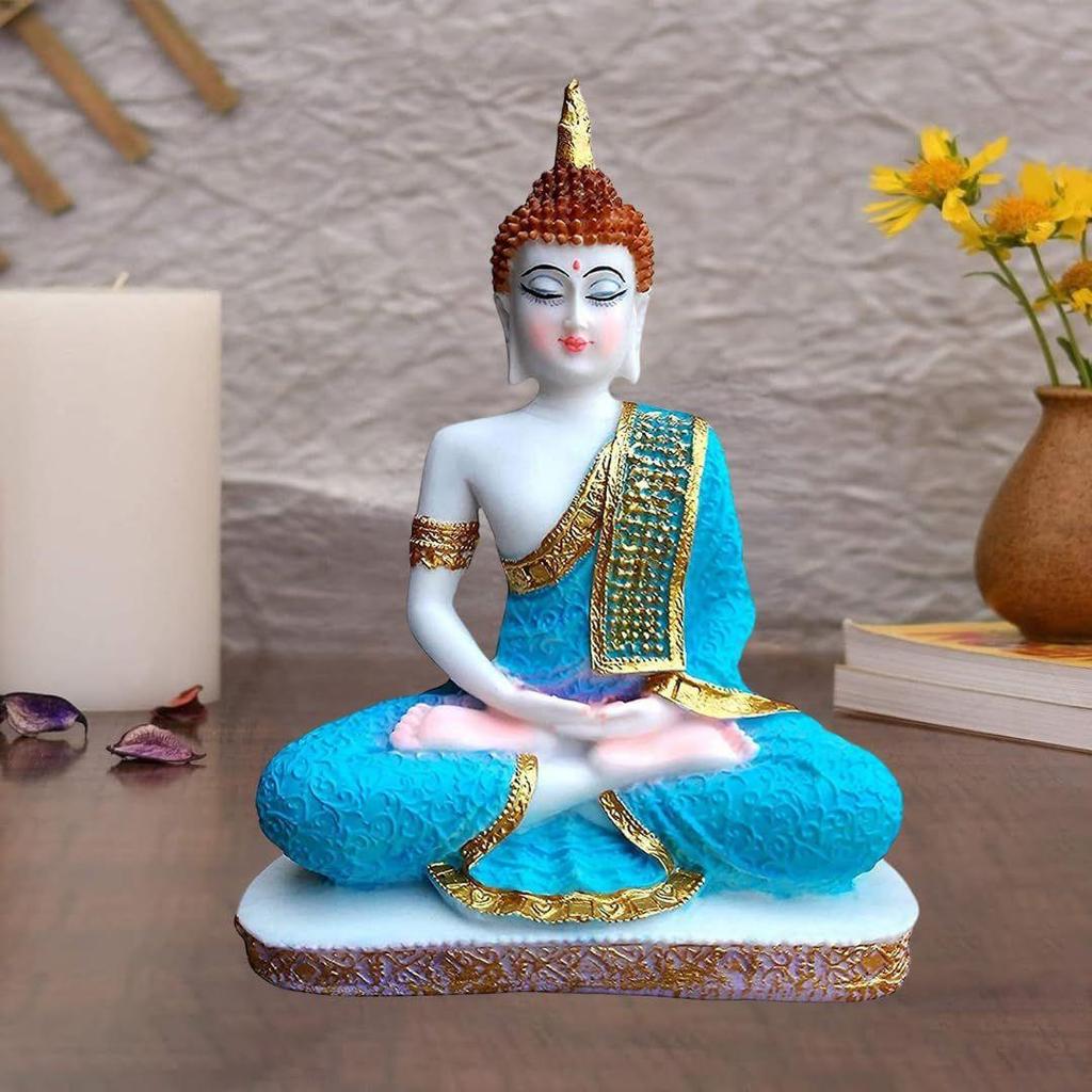 Blessing Buddha Statue Showpiece Idol for Home Decor Living Room Housewarming Gifts Showpiece
