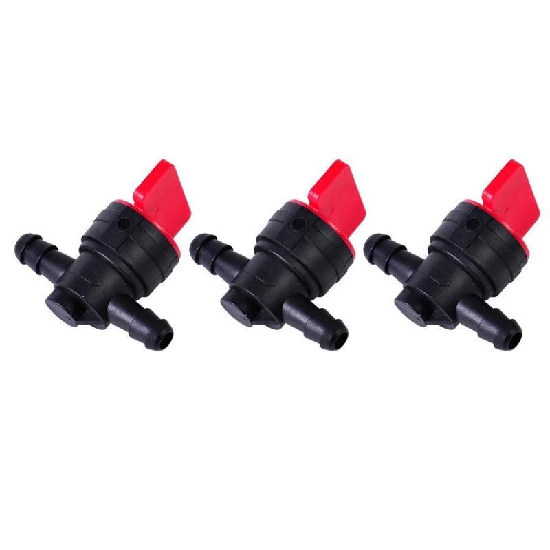 5Pcs InLine Straight Fuel Gas Small Engine Valve Tools Cut-Off/Shut-Off 1/4"Gas Cut Shut Off