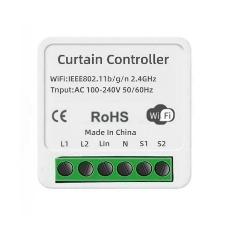 Graffiti Zigbee/WiFi Smart Multi-channel Switch: On-Off, Dry Contact, Curtain Control, Dimming, Metering Compatibility