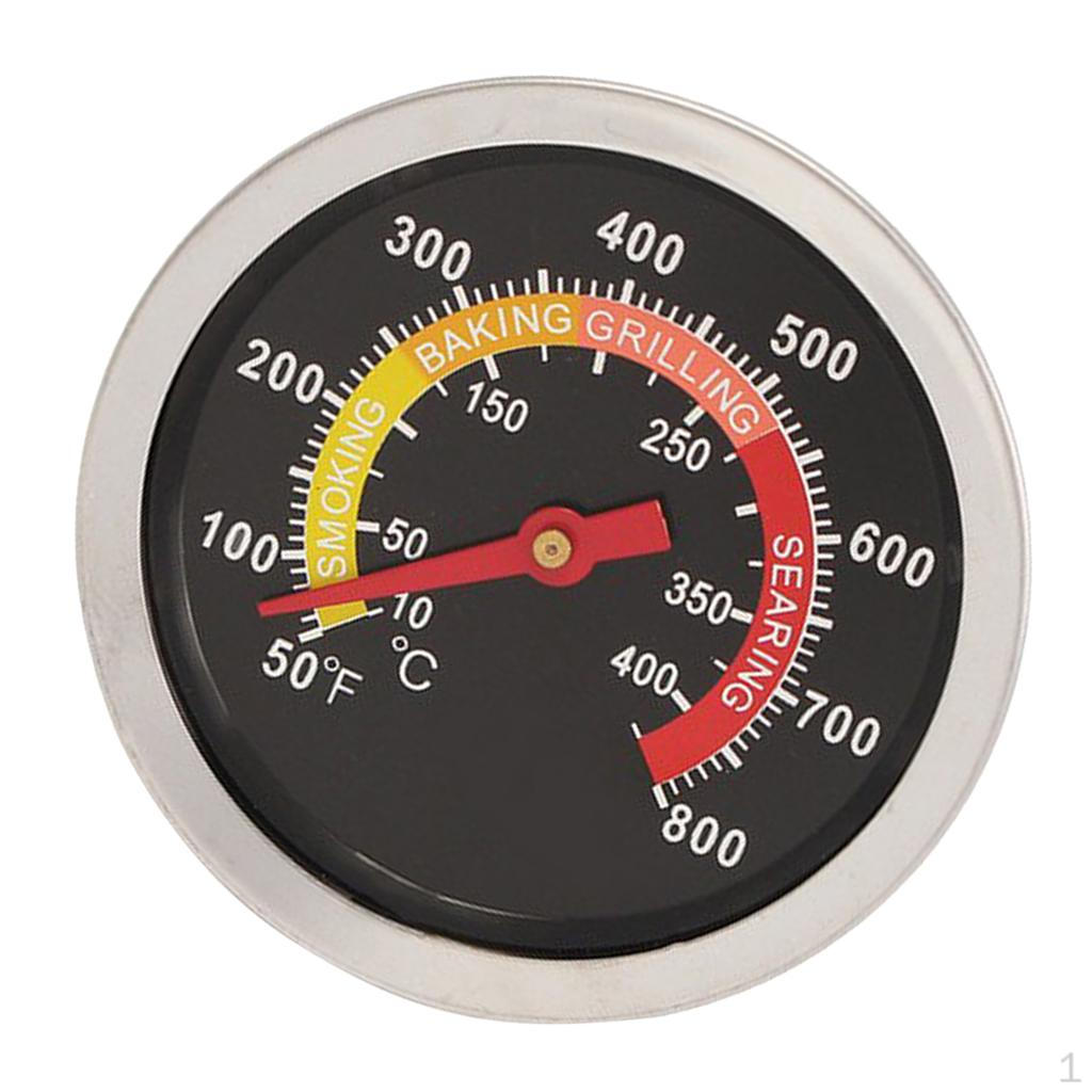 Stainless Steel BBQ Smoker Grill Temperature 10 Degree