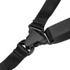 Tracolla Laccetto per Ukulele a Scatto in Nylon con Gancio (Nero)