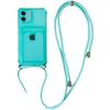 iPhone11 mobile phone case 11promax Apple 11/11 messenger lanyard XR soft 1plus transparent card bag