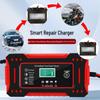 12V 6A Lead-Acid Battery Charger for Motorcycle & Car - Compatible with EU, US, UK, and AU Standards