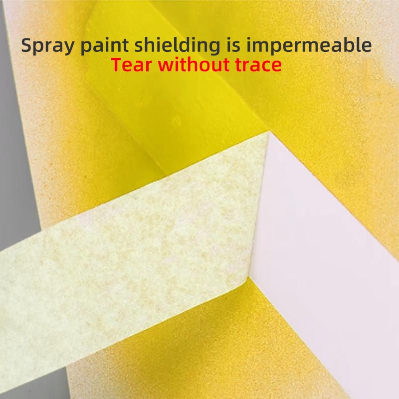 5cm wide*18m long Paint masking tape high temperature resistant automotive masking tape, high viscosity and no falling off