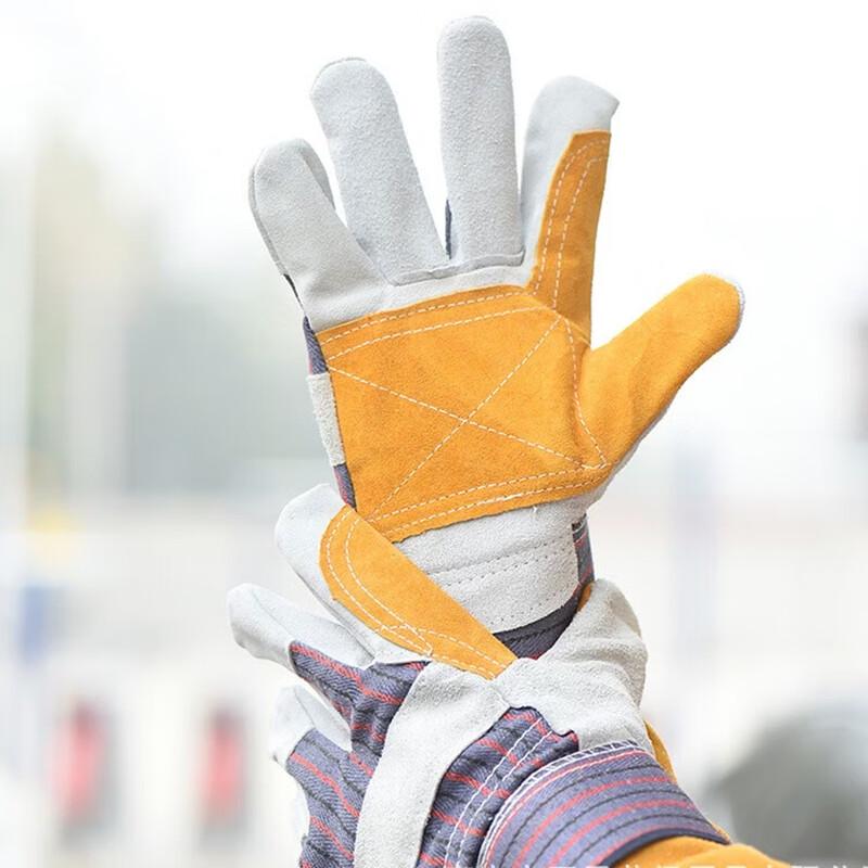 Brangdy Cowhide Welding and Work Gloves Universal