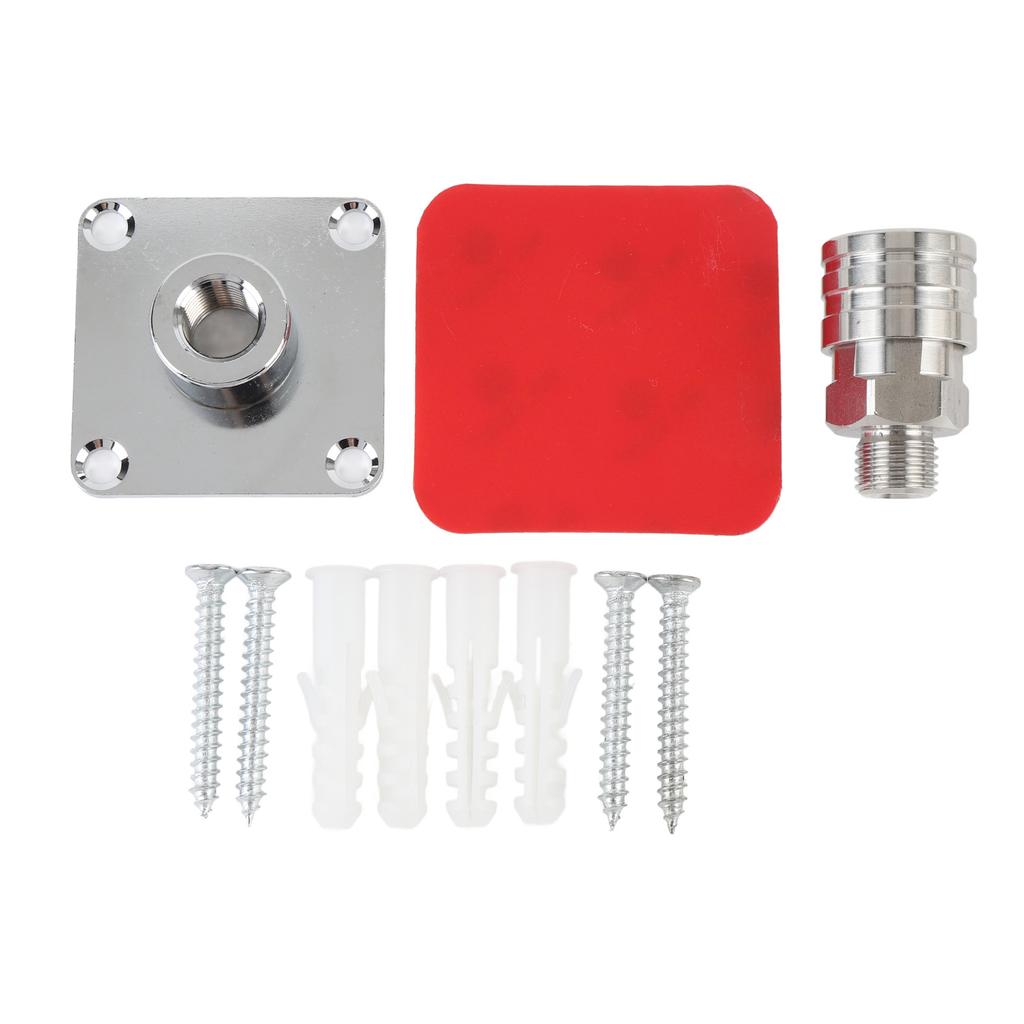 Foam Pressure Washer Holder Aluminum Alloy Space Saving Easy Storage 1 4 Inch Quick Connect Wall Mount Foam Cannon