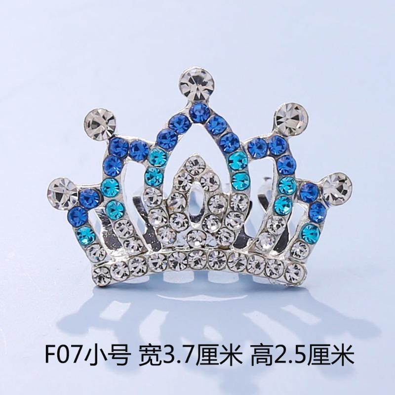 Crown Tiara Children's Princess Rhinestone Crown Hair Comb, Little Girl Birthday Gift Baby Hair Accessories Comb Accessories